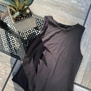 Black Sleeveless Bodysuit 🤍